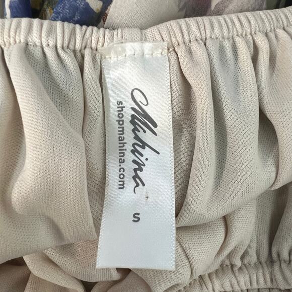 Mahina Floral Feminine Beach Coquette Chic Boho Romantic Womens Romper Small - Picture 2 of 14